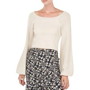 AMUR Women's Forrest Top Size S In Ecru